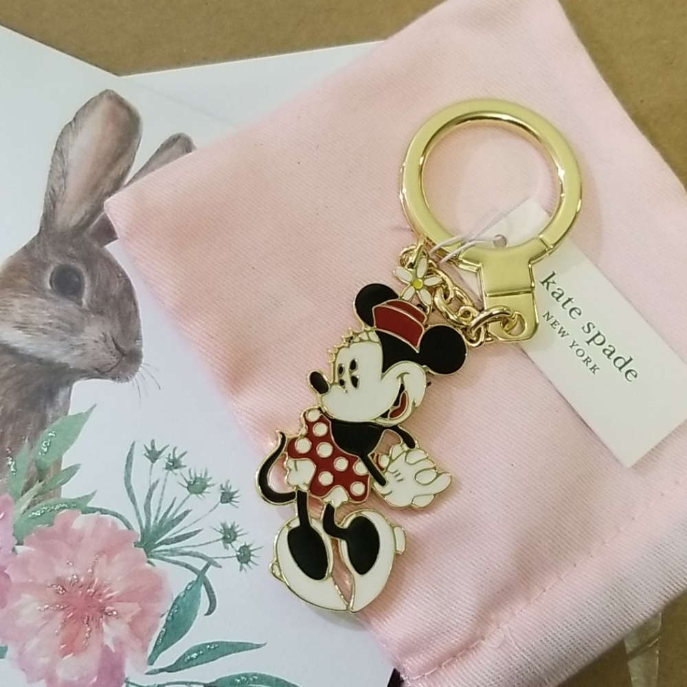 Kate Spade Retro Mini Mouse Keychain - image 1